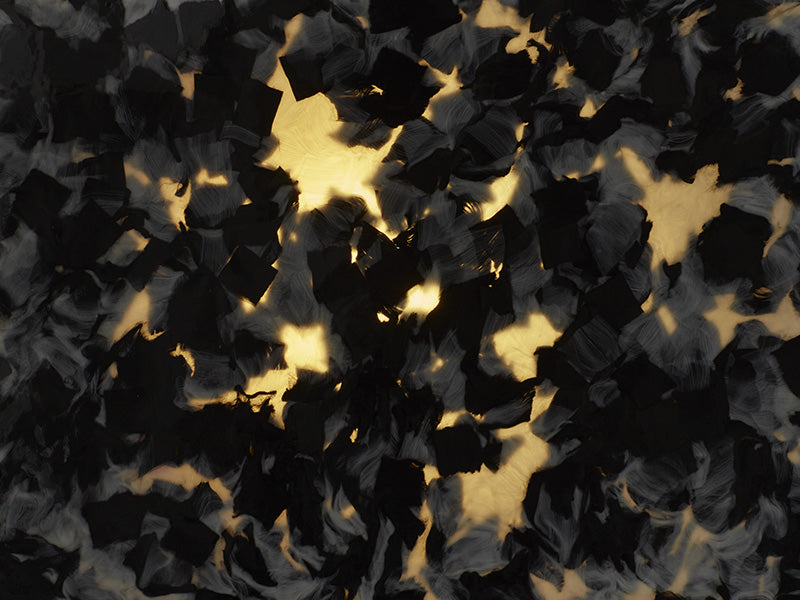 TAFNEX Design Sheet made by pressed TAFNEX chips in combination with glass fiber chips