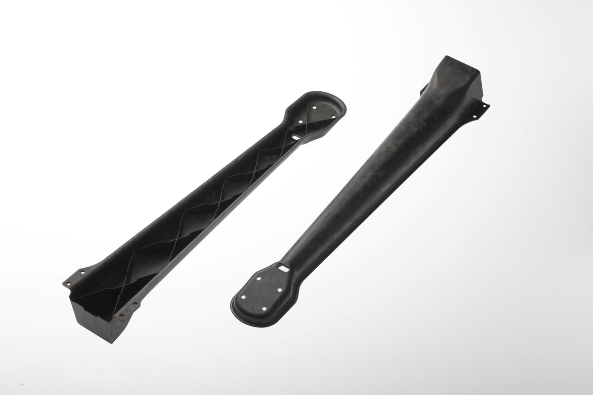TAFNEX™ is a cutting-edge thermoplastic carbon fiber material that is both easily recyclable and lightweight. Drone arm