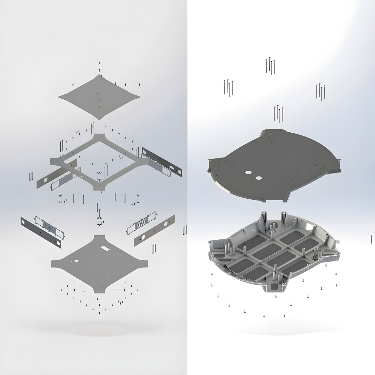 TAFNEX™ is a cutting-edge thermoplastic carbon fiber material that is both easily recyclable and lightweight. Drone frame
